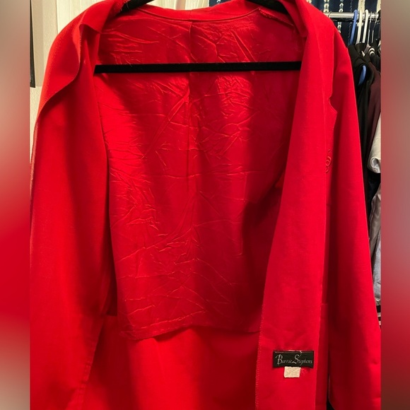 Vtg BARRIE STEPHENS blazer car coat smoking jacket size M/L - Picture 5 of 7